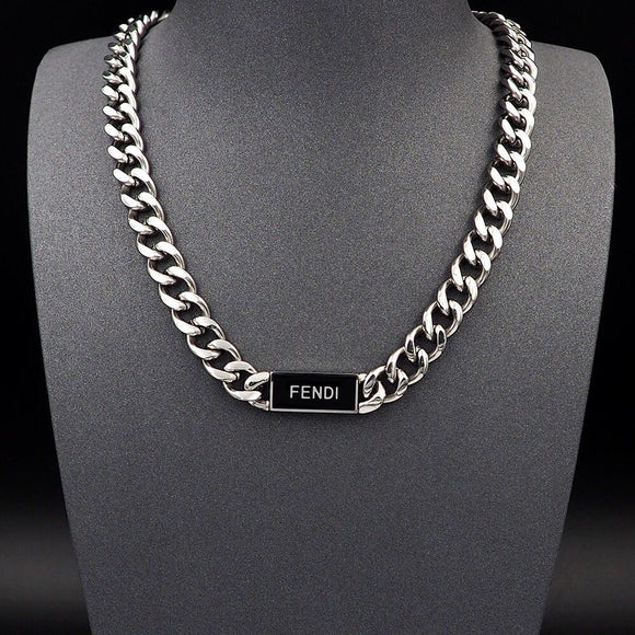 FEND NECKLACE זהב/כסף
