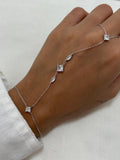ORCHID HAND BRACELET