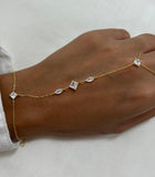 ORCHID HAND BRACELET