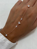 ORCHID HAND BRACELET
