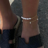 PEARLS ANKLET GOLD