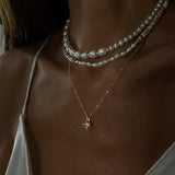CLEAR GOLD NECKLACE