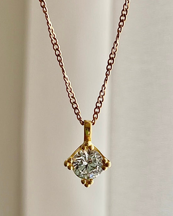 CLEAR GOLD NECKLACE