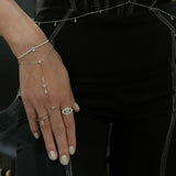 ORCHID HAND BRACELET