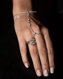 ORCHID HAND BRACELET