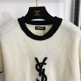 YSL TOP שמנת /שחור