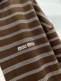 MIU STRIPS HOODIE