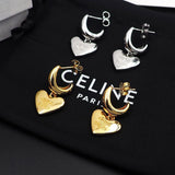 CELIN EARRINGS כסף/זהב