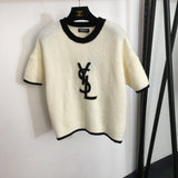 YSL TOP שמנת /שחור