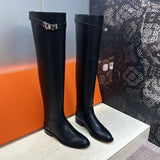 HERME HIGH BOOTS