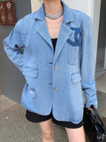 CHAN DENIM BLAZER