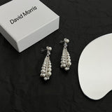 DAVID M. VINTAGE PEARL EARRINGS