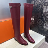 HERME HIGH BOOTS