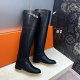 HERME HIGH BOOTS