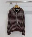 MIU STRIPS HOODIE