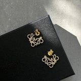 LOEW EARRINGS כסף/זהב