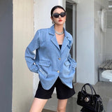 CHAN DENIM BLAZER