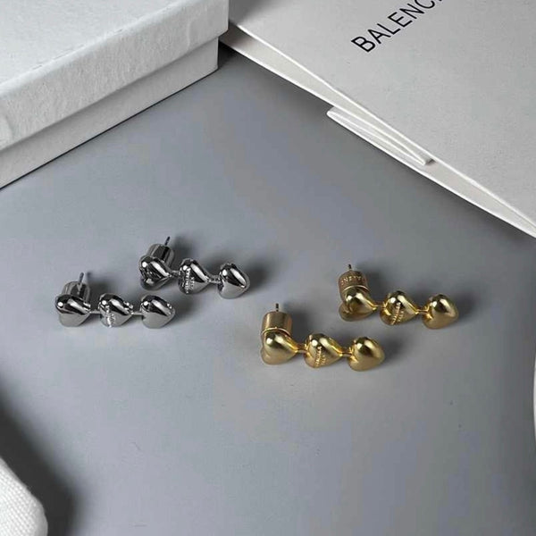 BB EARRINGS זהב/כסף