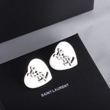 HEART EARRINGS Y S L