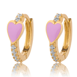 EARRINGS AMOR PINK