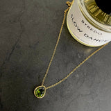 GREEN STONE NECKLACE