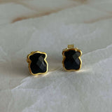 TEDDY NOIR EARRINGS