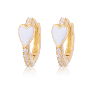 EARRINGS AMOR WHITE