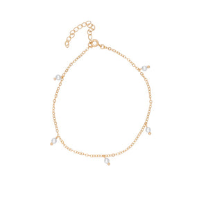 PEARLS ANKLET GOLD